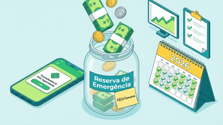 Guia Prático: Reserva de Emergência com R$50 por Semana em 2026
