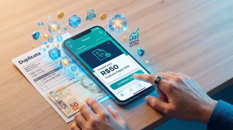 Tokenização para Iniciantes: Investir R$50 em Duplicatas 2026