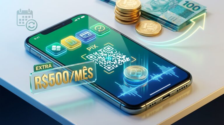 Ganhe R$500/mês com Drex e Pix Preditivo: 5 Apps 2026