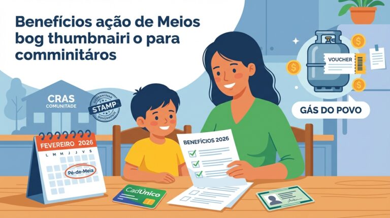 Gás do Povo e Pé-de-Meia: Inscrições e Valores 2026